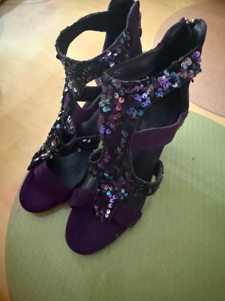 Zeer mooie paarse sandalen maat 38, Ophalen of Verzenden, Nieuw