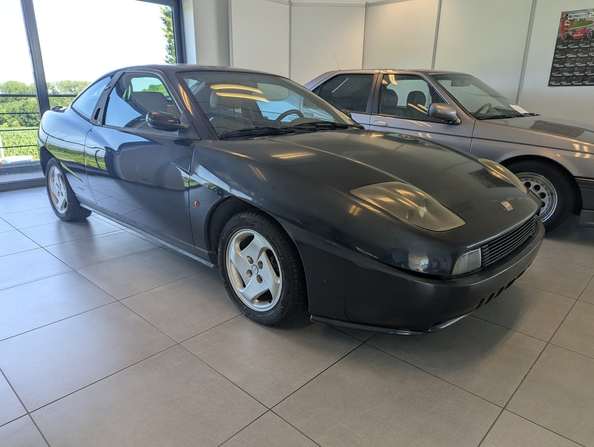 Fiat Coupé 1.8 16v, Auto's, Oldtimers, Voorwielaandrijving, Airconditioning, Zwart, Blauw