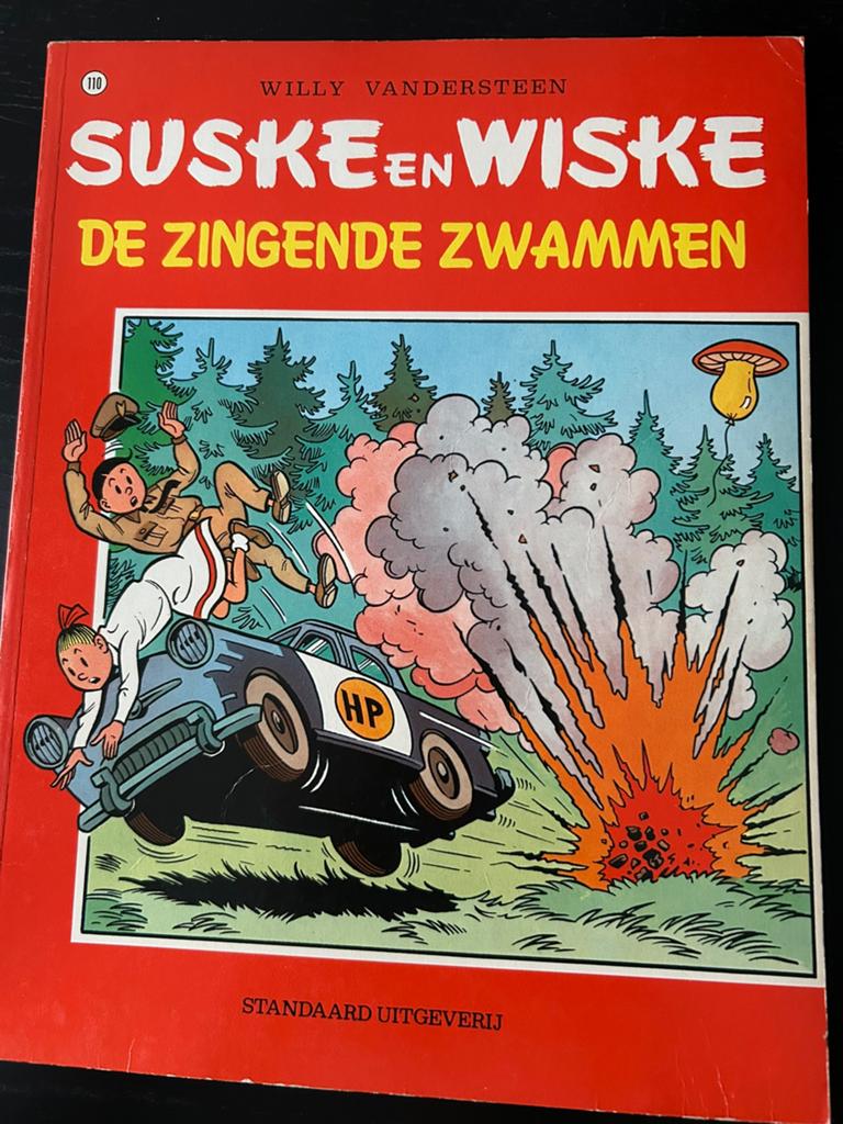 Suske en Wiske De zingende zwammen nr 110, Une BD, Enlèvement, Comme neuf