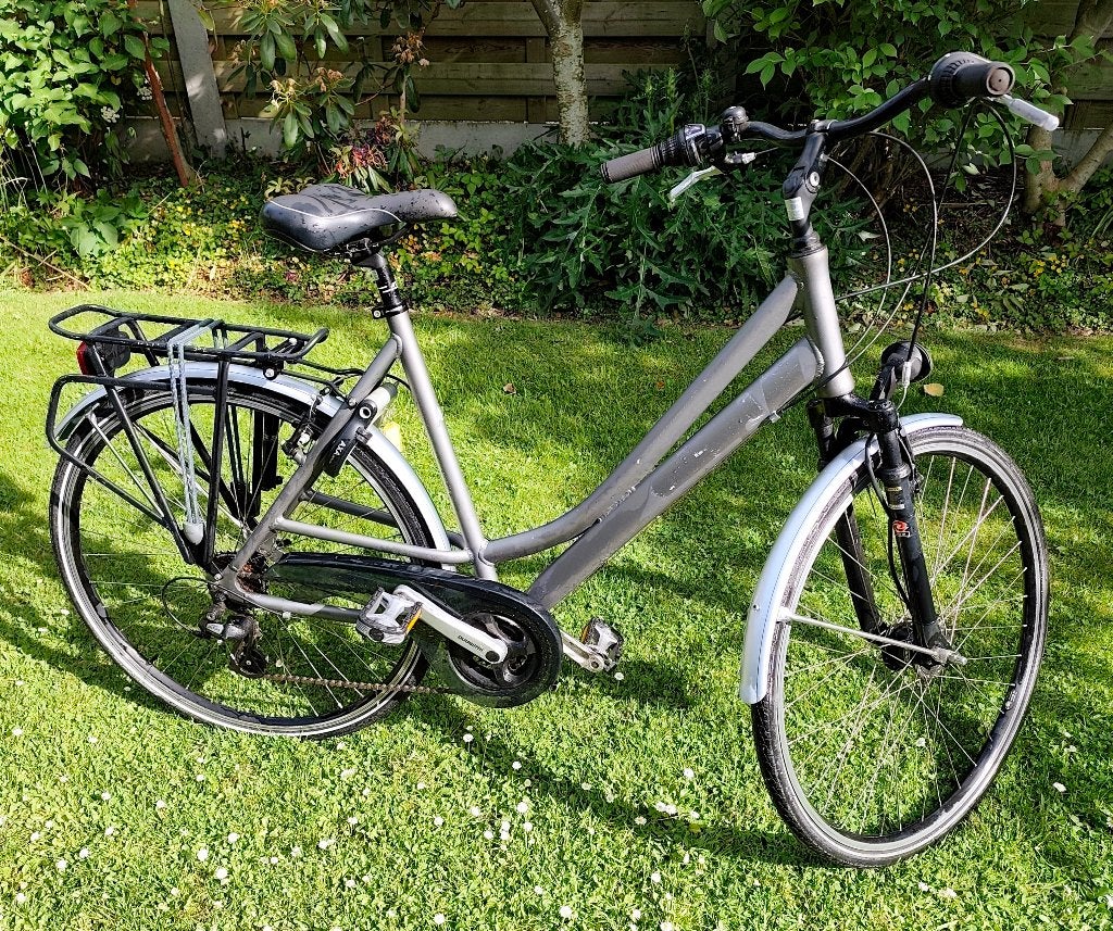 Stadsfiets merk Granville XL grijs ,heel goede staat, Autres marques, Vitesses, 53 à 56 cm, Enlèvement