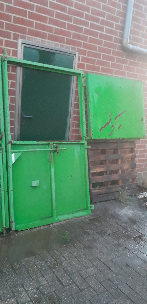 containerdeuren, Ophalen, Gebruikt