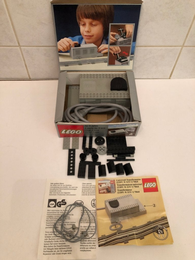 Lego 7864 transformator 12 v, Inclusief instructies, Gebruikt, Lego, Ophalen of Verzenden