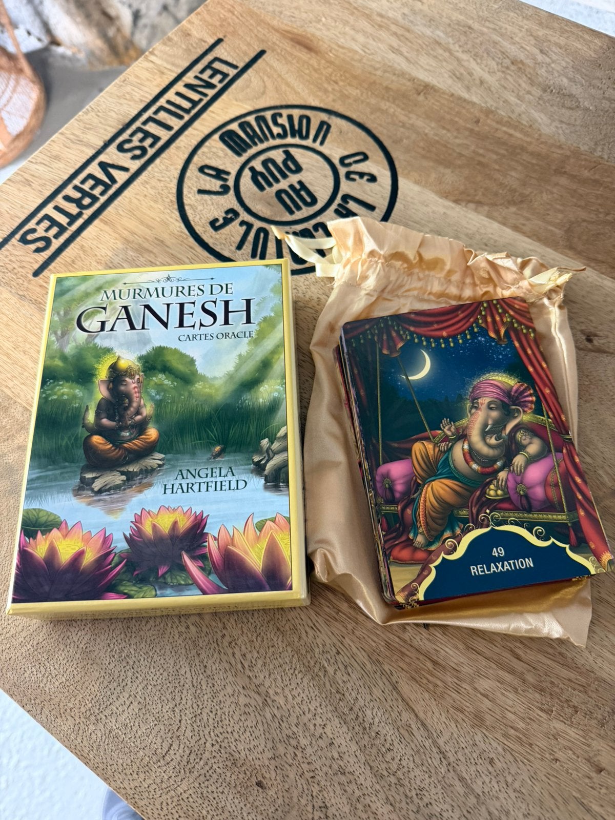 Cartes oracle murmures de Ganesh, Collections, Cartes à jouer, Jokers & Jeux des sept familles, Enlèvement ou Envoi, Comme neuf