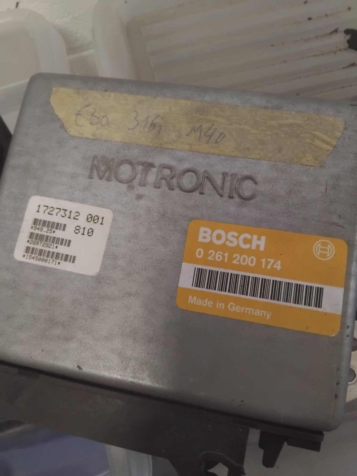 bmw e30 316i m40 ecu, Enlèvement, BMW