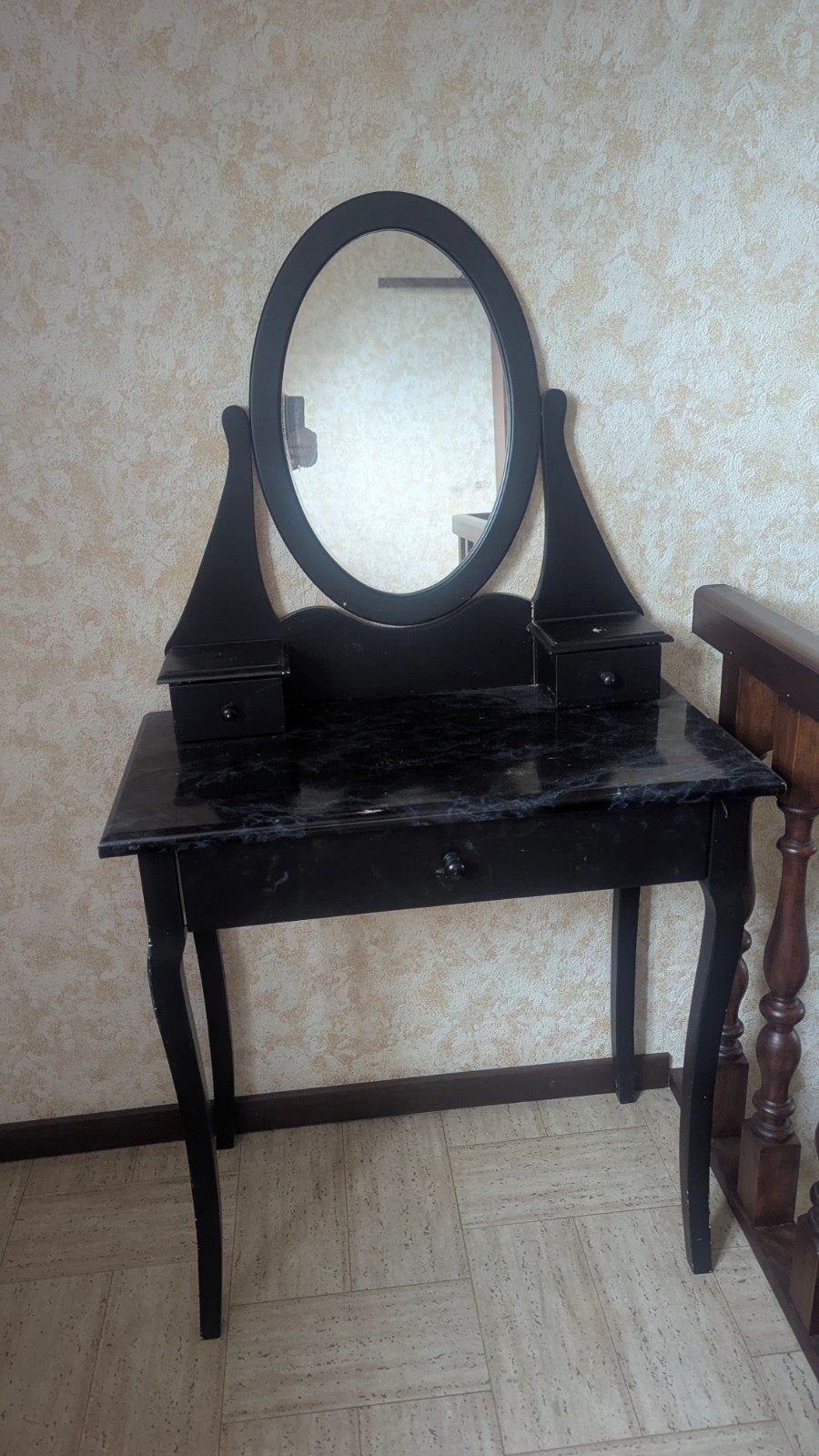 Kaptafel, Ophalen