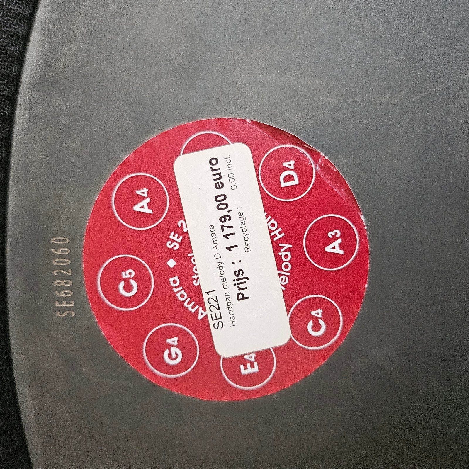 Handpan Melody D Samara SE221, Musique & Instruments, Enlèvement, Comme neuf, Autres instruments