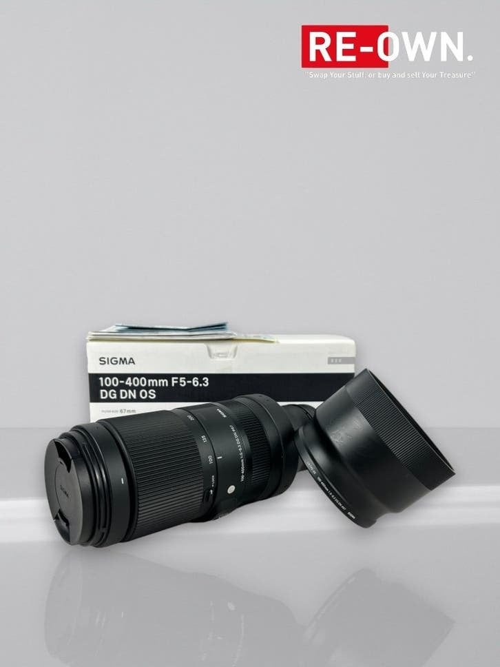 SIGMA 100-400MM F/5-6.3 | NIKON F | TOPSTAAT | DOOS | GARANT, Sigma, Enlèvement ou Envoi, ,, Téléobjectif