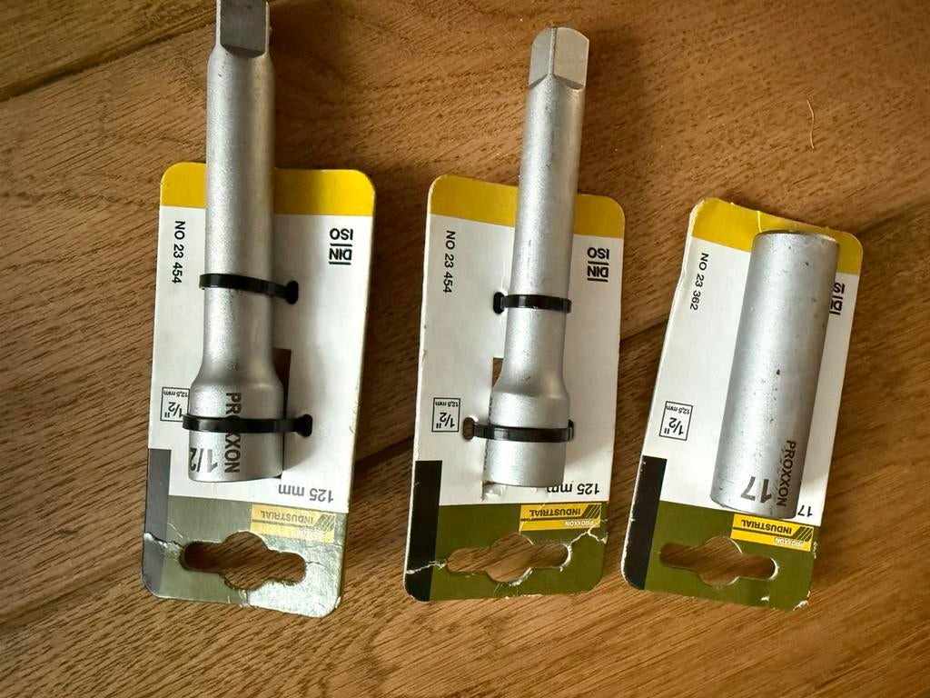 Proxxonindustrial - 3/8 Lange Dopsleutel 17 Mm 2x125mm, Doe-het-zelf en Bouw, Ophalen of Verzenden, Nieuw