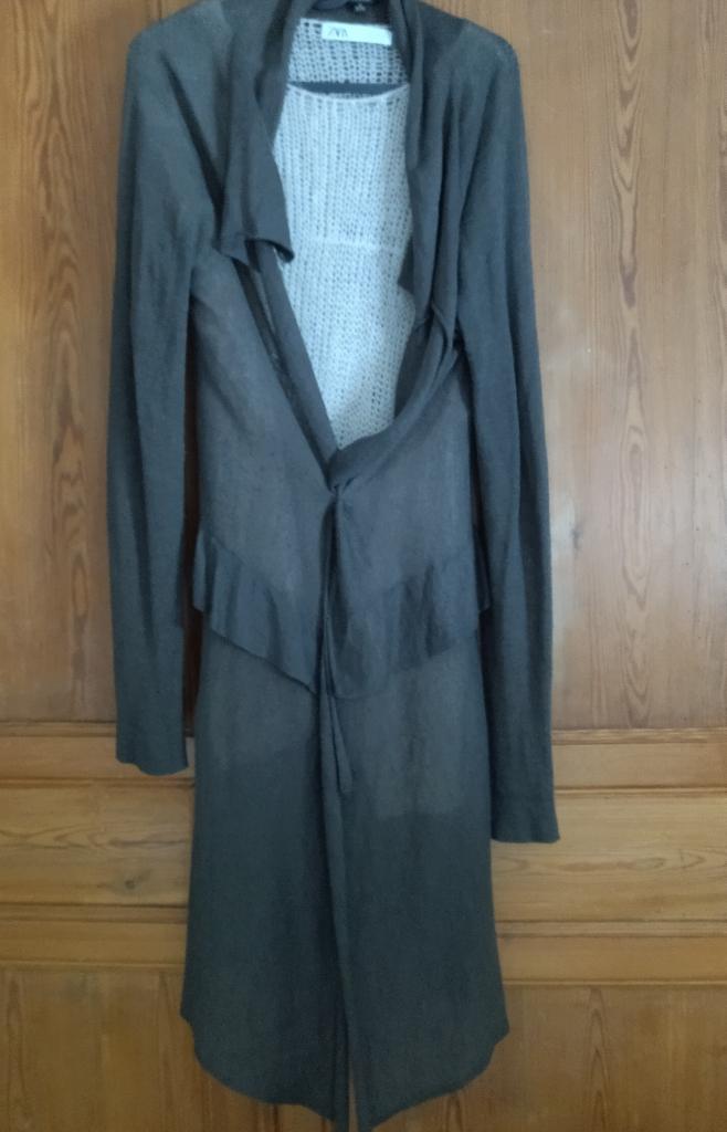 Cardigan, Stills, m 34-38, donkergroen/kaki, wolmix, Kleding | Dames, Ophalen, Zo goed als nieuw, Maat 36 (S), Stills