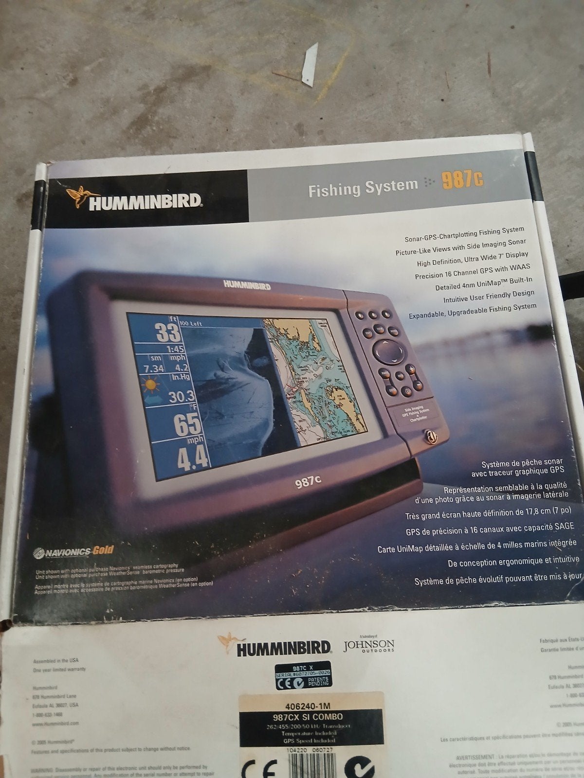 humminbird kaartplotter, Watersport en Boten, Ophalen