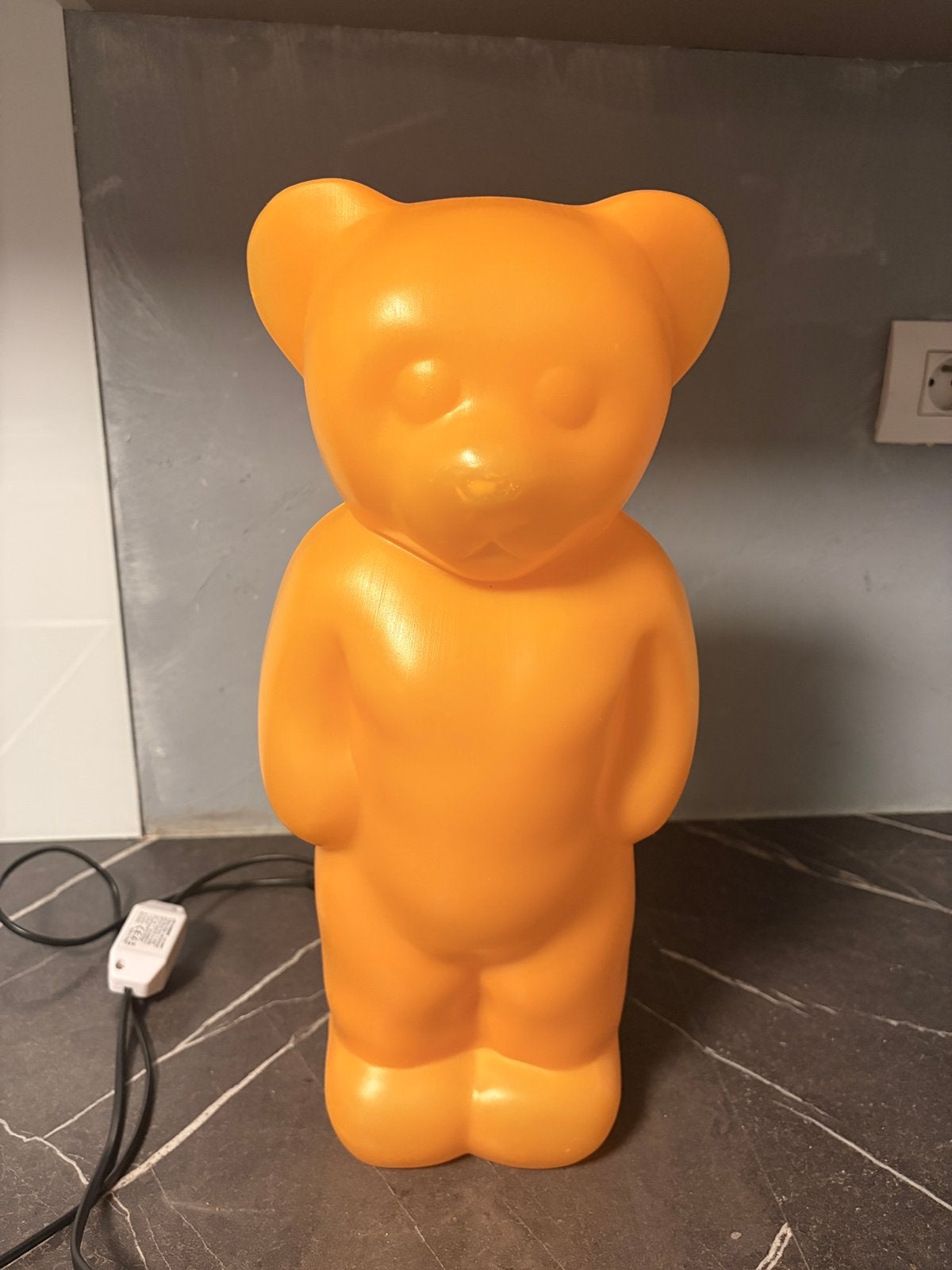 Lampe Retro ours Lumibär originale - orange - 60 cm, Ophalen, Zo goed als nieuw