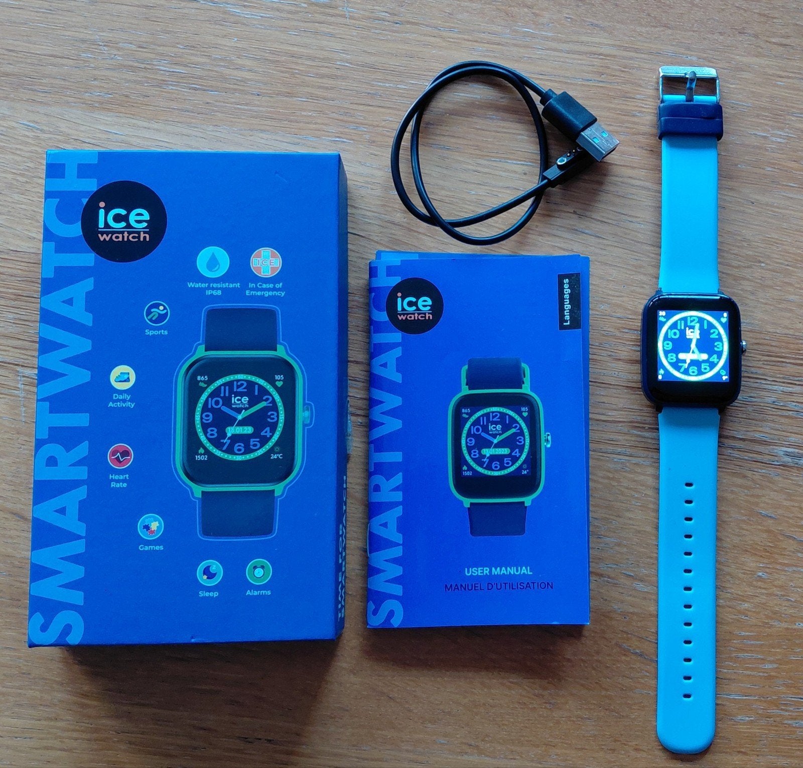 Ice watch smart junior, Enlèvement ou Envoi, Utilisé, Bleu, État