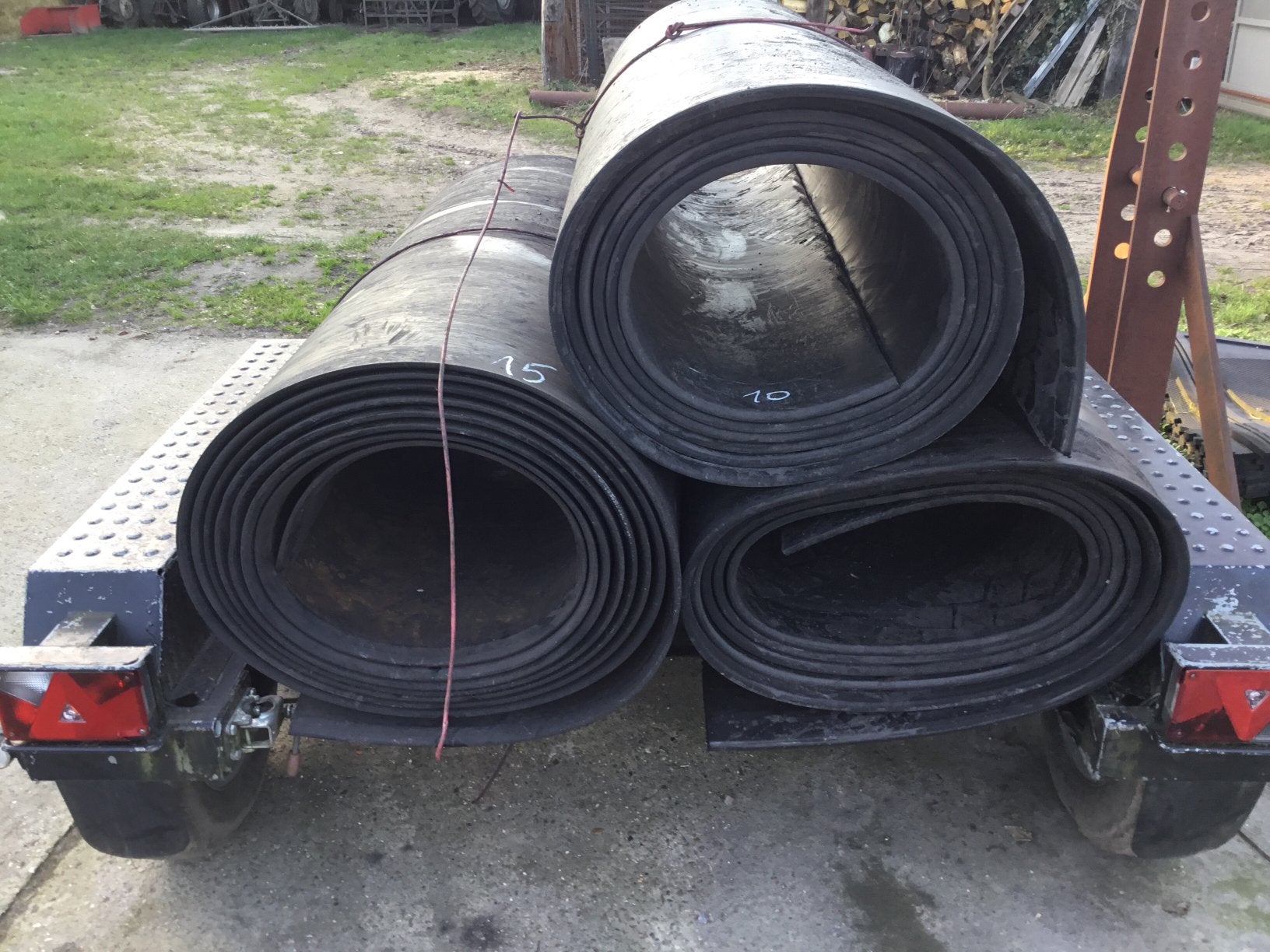 Rollen rubbermatten 10 tot 50 meter lang, Dieren en Toebehoren