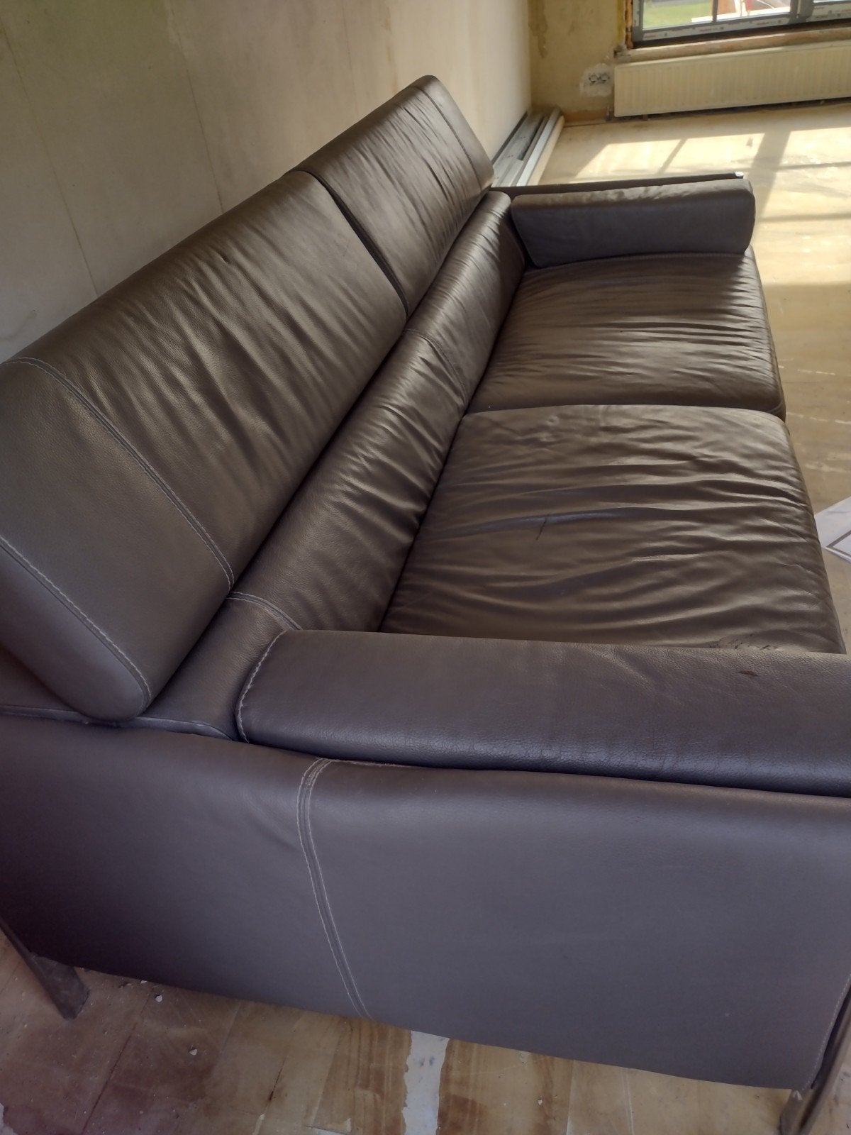 Zetel leder driezit zeer goed zitcomfort, Ophalen