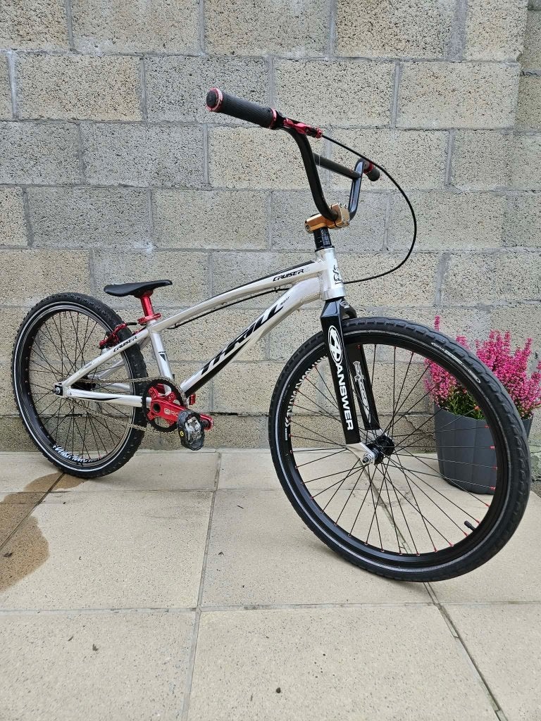 BMX Thrill Pro full aluminium, Ophalen, 24 inch of meer, Gebruikt, Velgrem