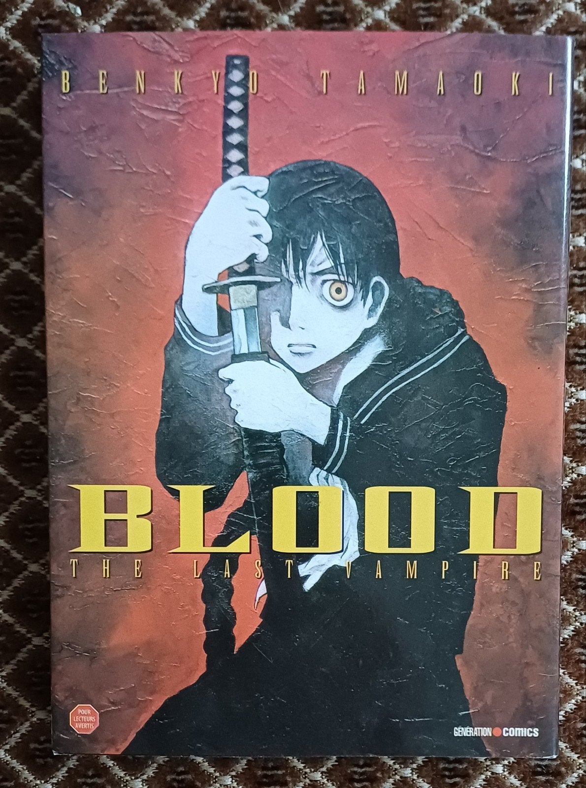 Manga Blood the Last vampire, Livres, Enlèvement