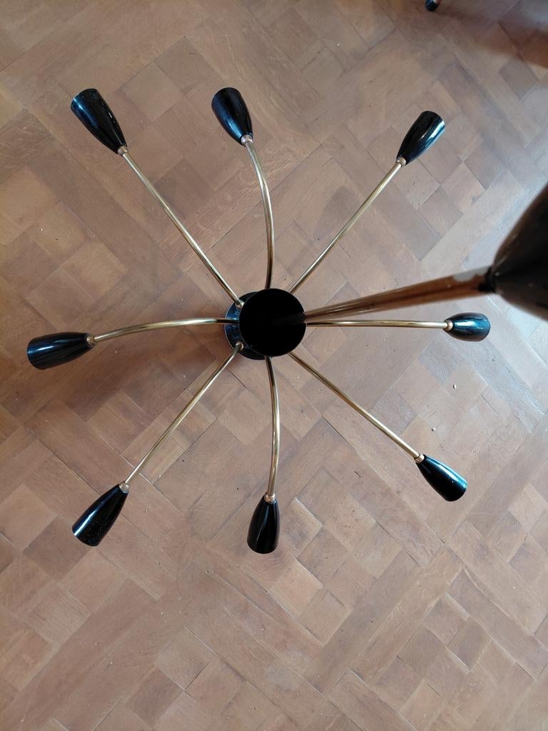 Sputnik lamp, Ophalen, Gebruikt, Metaal, Vintage