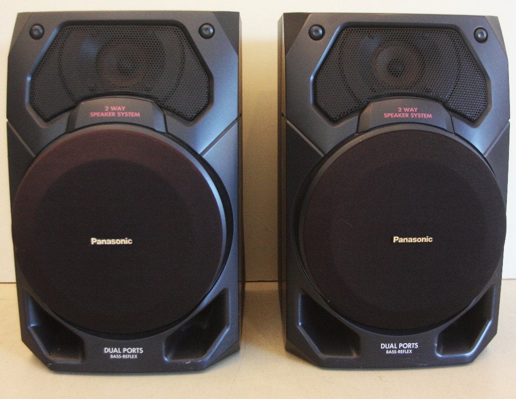 Panasonic Luidsprekers / 100 Watt / 6 Ohm / 2-Way System, TV, Hi-fi & Vidéo, Enlèvement ou Envoi, 60 à 120 watts, Comme neuf, Bass-reflex