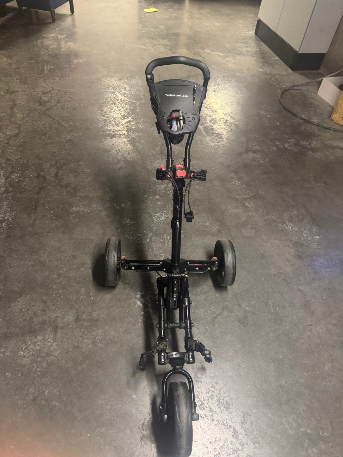 Plooibare golftrolley Trolem, Sport en Fitness, Golf, Ophalen, Gebruikt, Golfkar, Overige merken