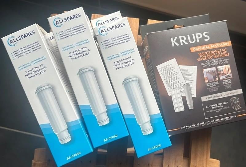6 nieuwe waterfilters van All spares voor koffiemachines, Ophalen of Verzenden, Koffiemachine