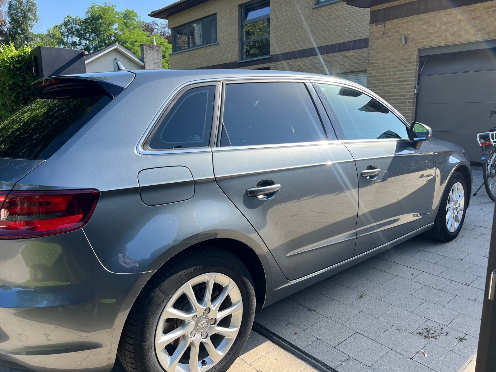 Audi A3 -99.000 km - top wagen!, Autos, Argent ou Gris, Achat, Euro 6, Boîte manuelle