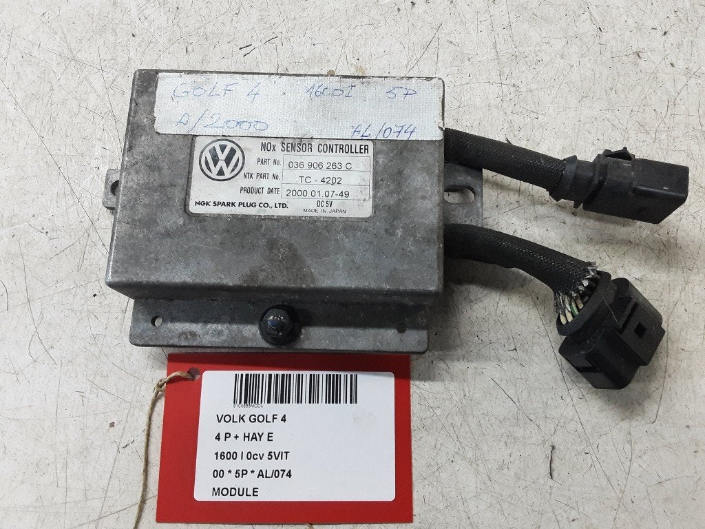 UNITE ELECTRONIQUE Volkswagen Golf IV (1J1) (036906263C), Volkswagen, Mevr. I. Hauben, Utilisé, Rue de l'Espoir 34 34
4030  GRIVEGNÉE, BE
