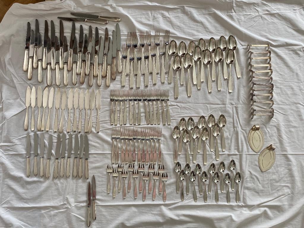 VERZILVERD BESTEK - WISKEMANN - SET VAN 147 STUKS, Ophalen