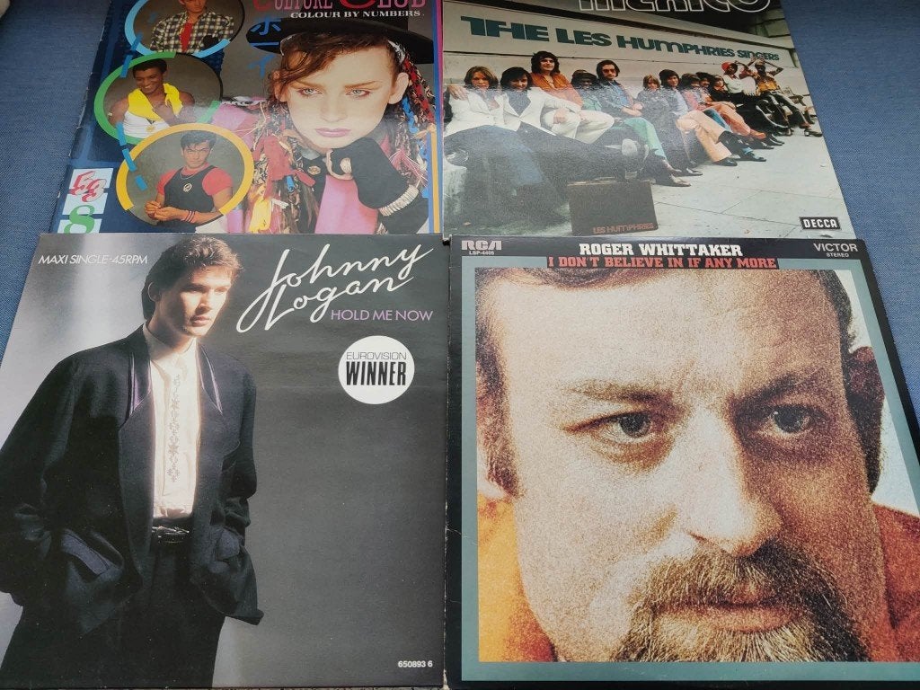 lot: j logan, humphries singers, culture club, r whittaker, Ophalen of Verzenden, Pop, LP