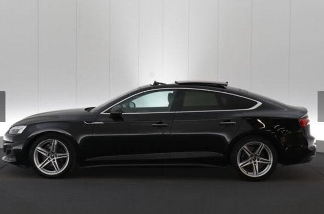 Audi A5 Sportback 35 TFSI MH S-Tronic Business, met garantie, Elektrische koffer, 4 cilinders, Zwart, Leder