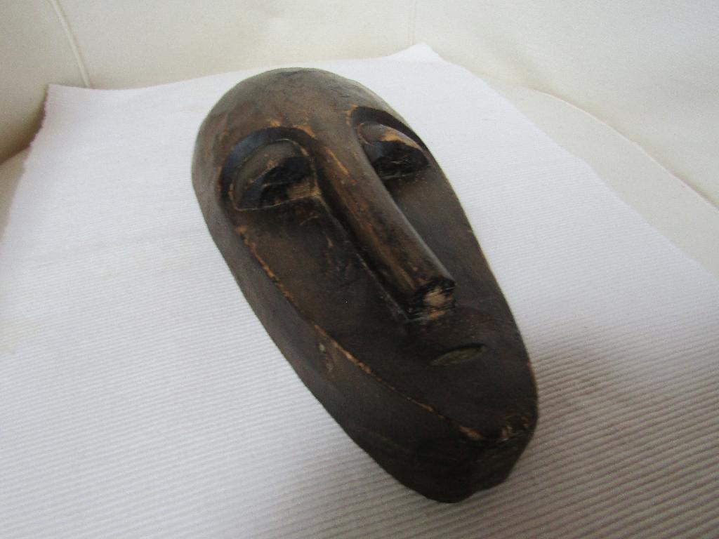 Origineel Afrikaans gesneden houten masker, Ophalen of Verzenden