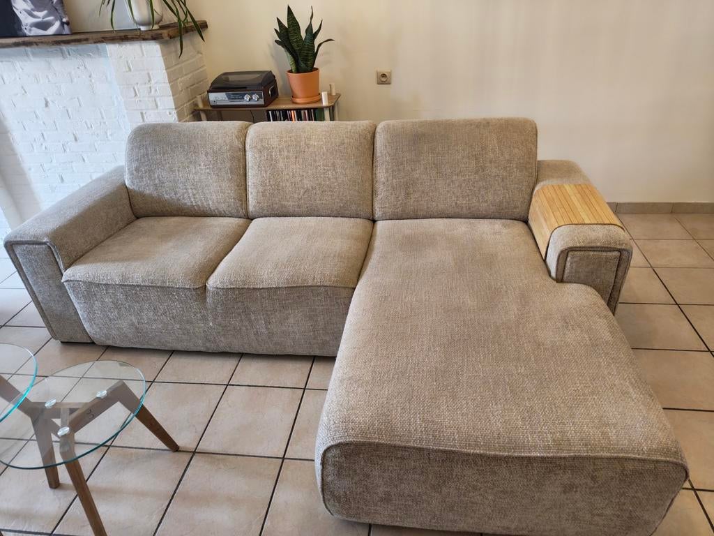 2-zit Zetel met chaise Longue, Enlèvement, Tissus