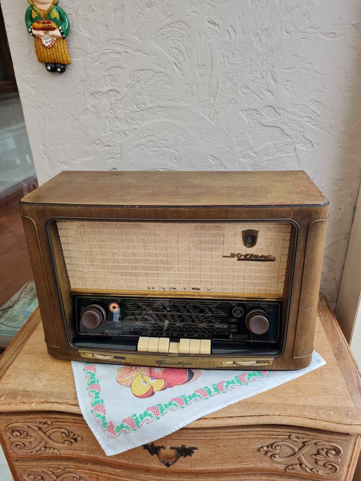 oude lampen radio merk grundig, Ophalen, Radio