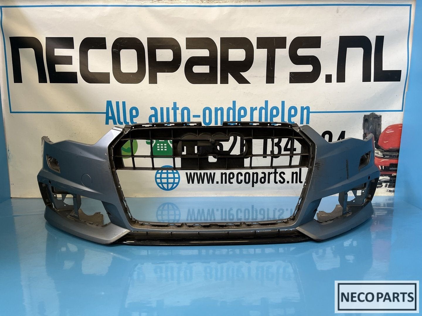 AUDI A6 C7 FACELIFT VOORBUMPER BUMPER ORIGINEEL, -, Garde-boue, Audi, Utilisé