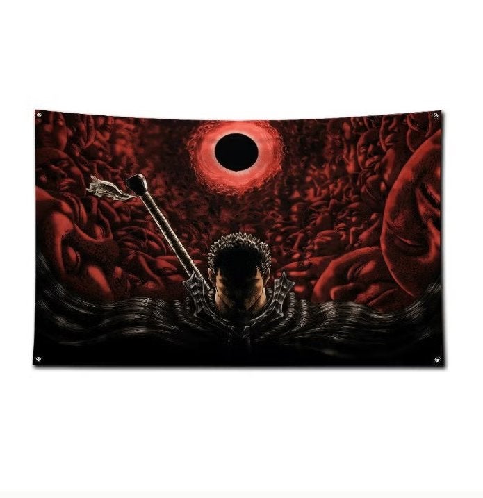 Grote vlaggen Berserk anime (150x90cm), Enlèvement ou Envoi, Neuf