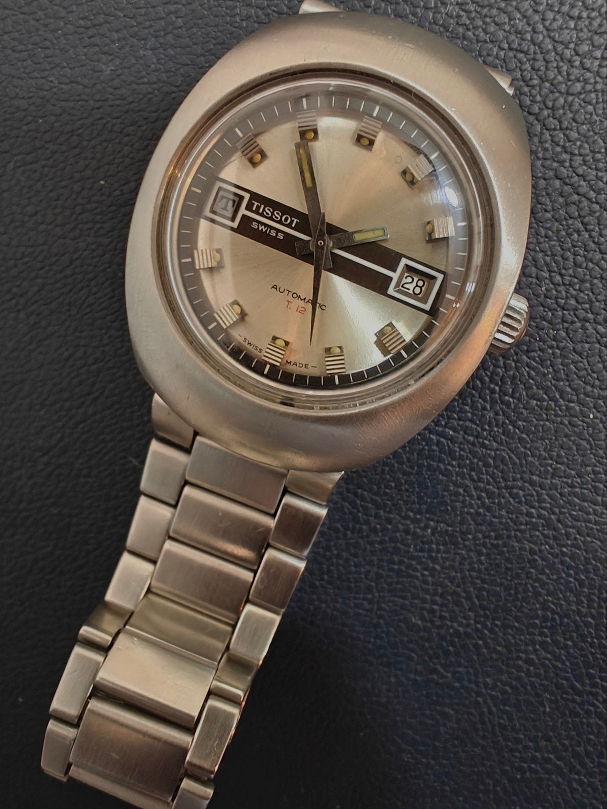 Vintage horloge van Tissot, Handtassen en Accessoires, Horloges | Heren, Ophalen of Verzenden, Staal, Staal