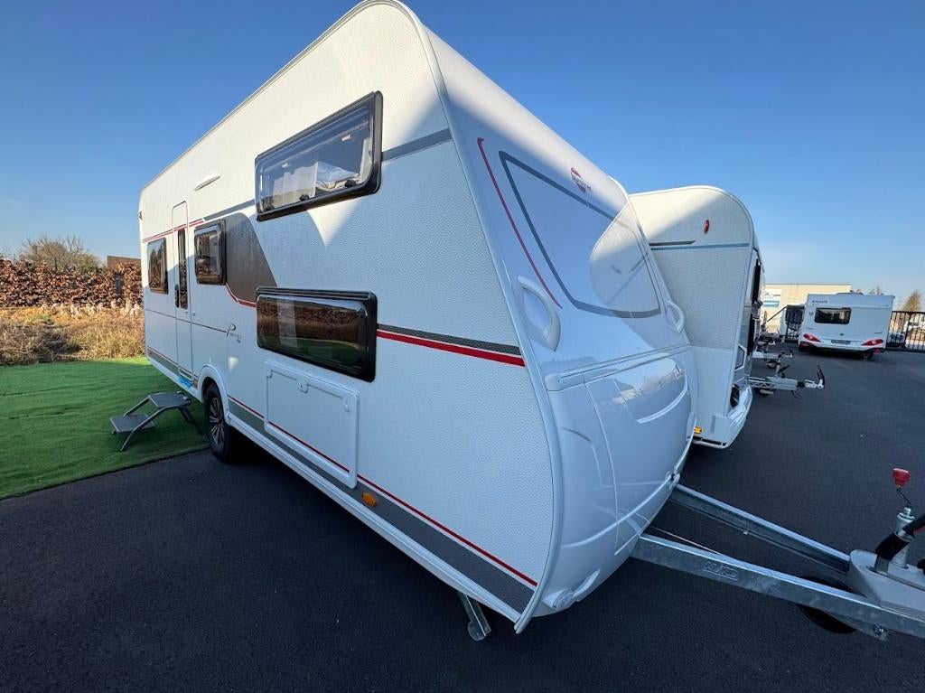 Bürstner Premio Plus 510 TK mover,luifel, Caravans en Kamperen, Caravans, Rondzit, 7 tot 8 meter, Bedrijf, Bürstner