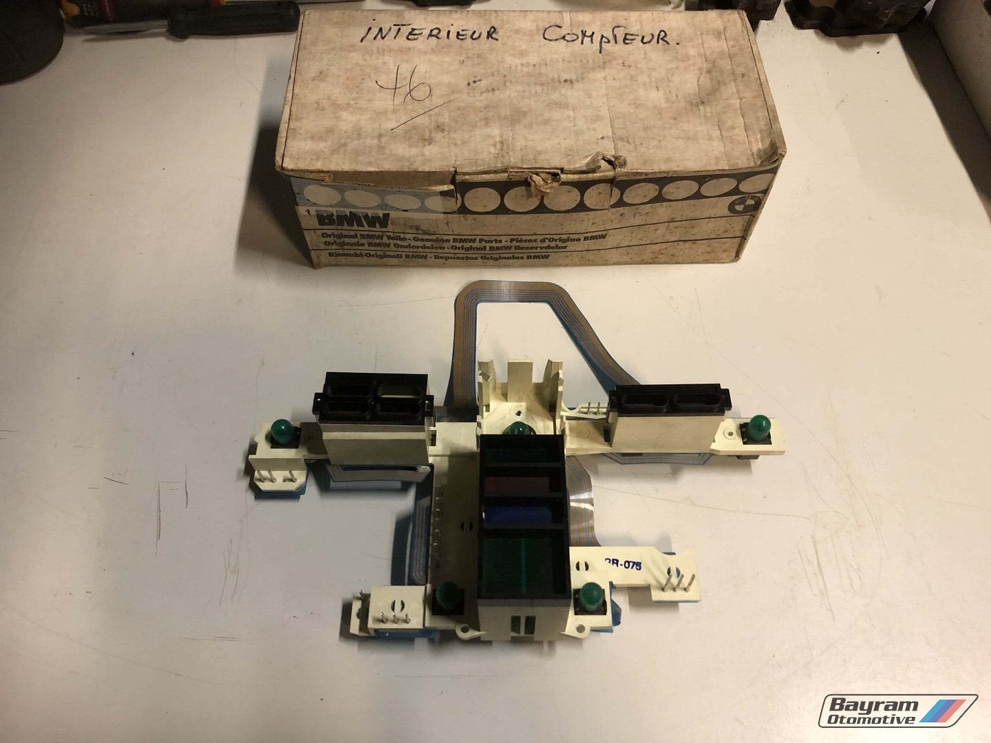 Bmw instrumentenpaneel K75 K100 bmw 62111459233 nos printpla, Motos, Pièces | BMW, Enlèvement ou Envoi, -, -, -