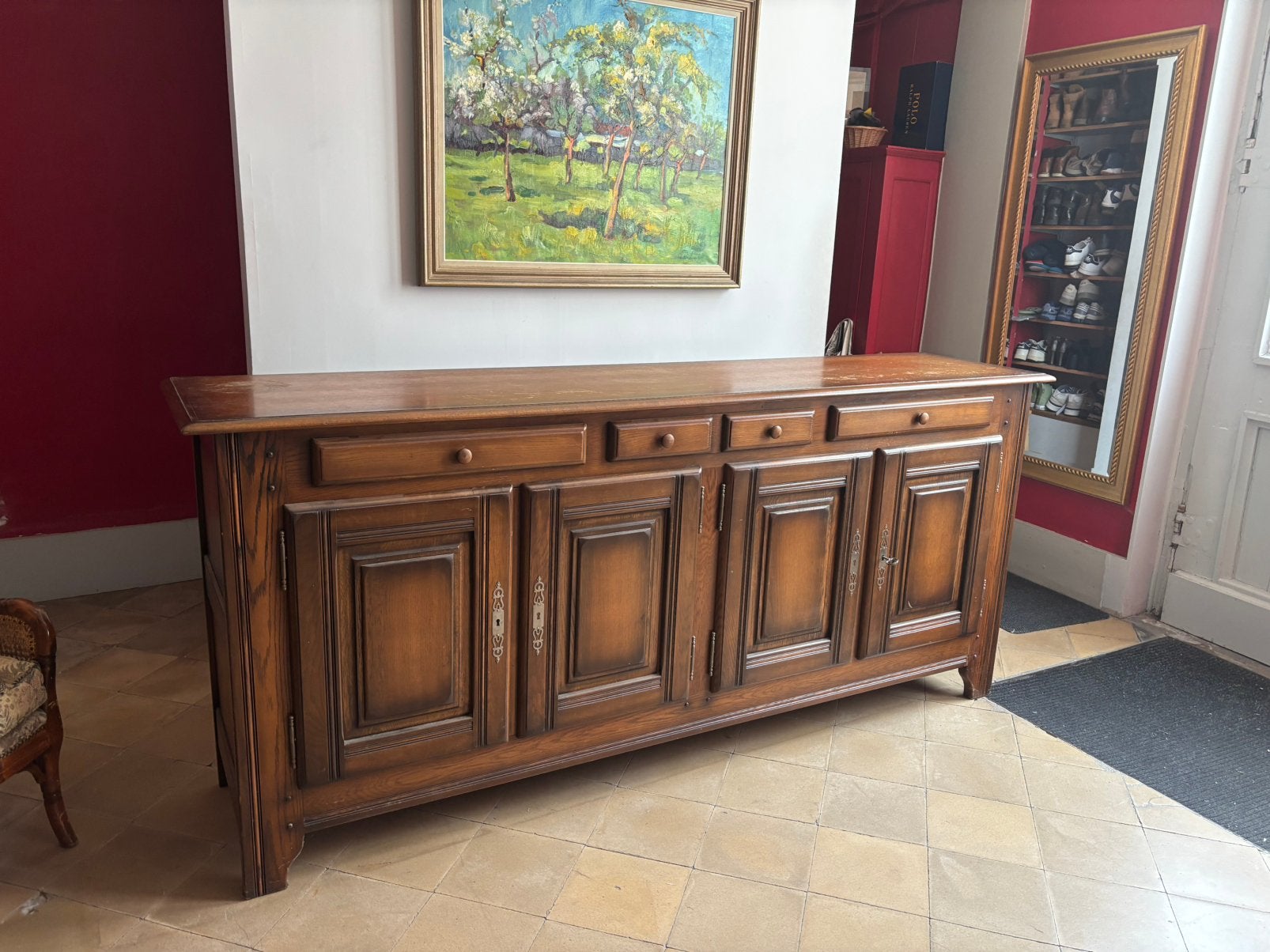 Magnifique dressoir 2m25 x 1m x 50 cm massief kwaliteit, Enlèvement, Utilisé
