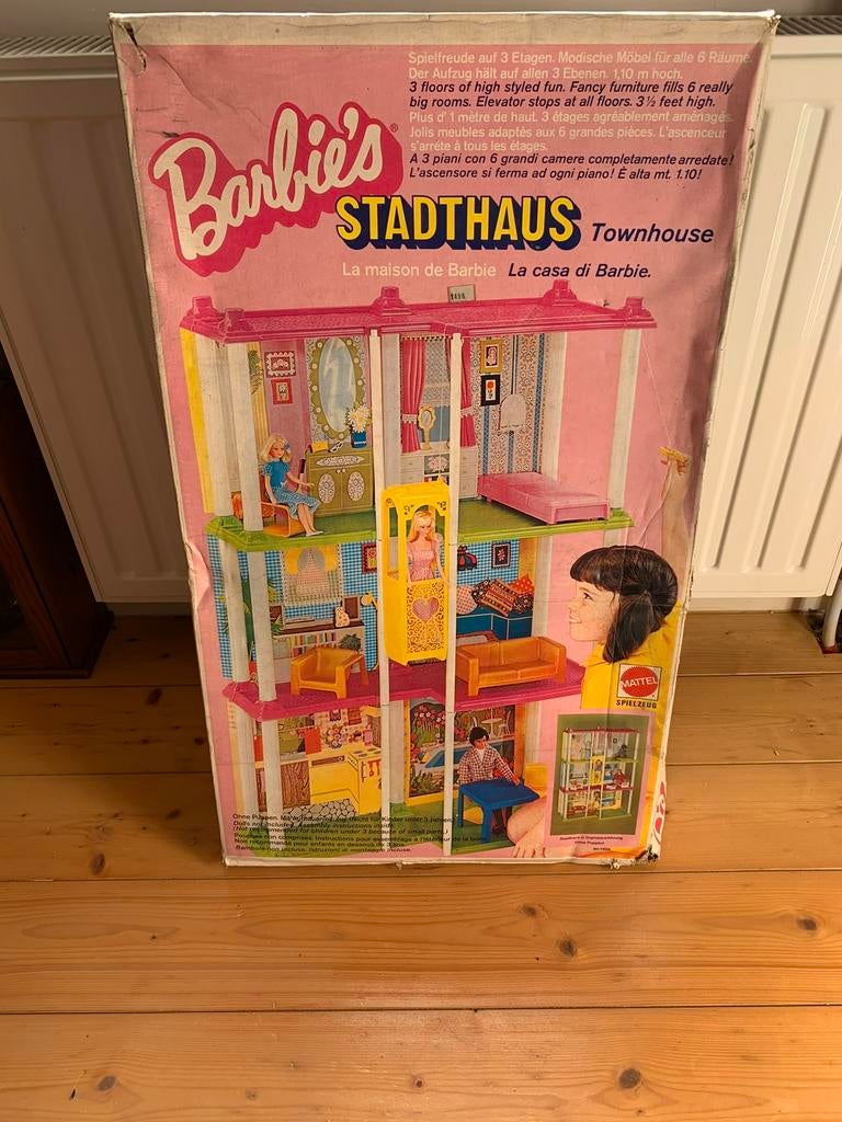 Set Barbie vintage avec accessoires, Enlèvement, Utilisé, Poupée de maison de poupées