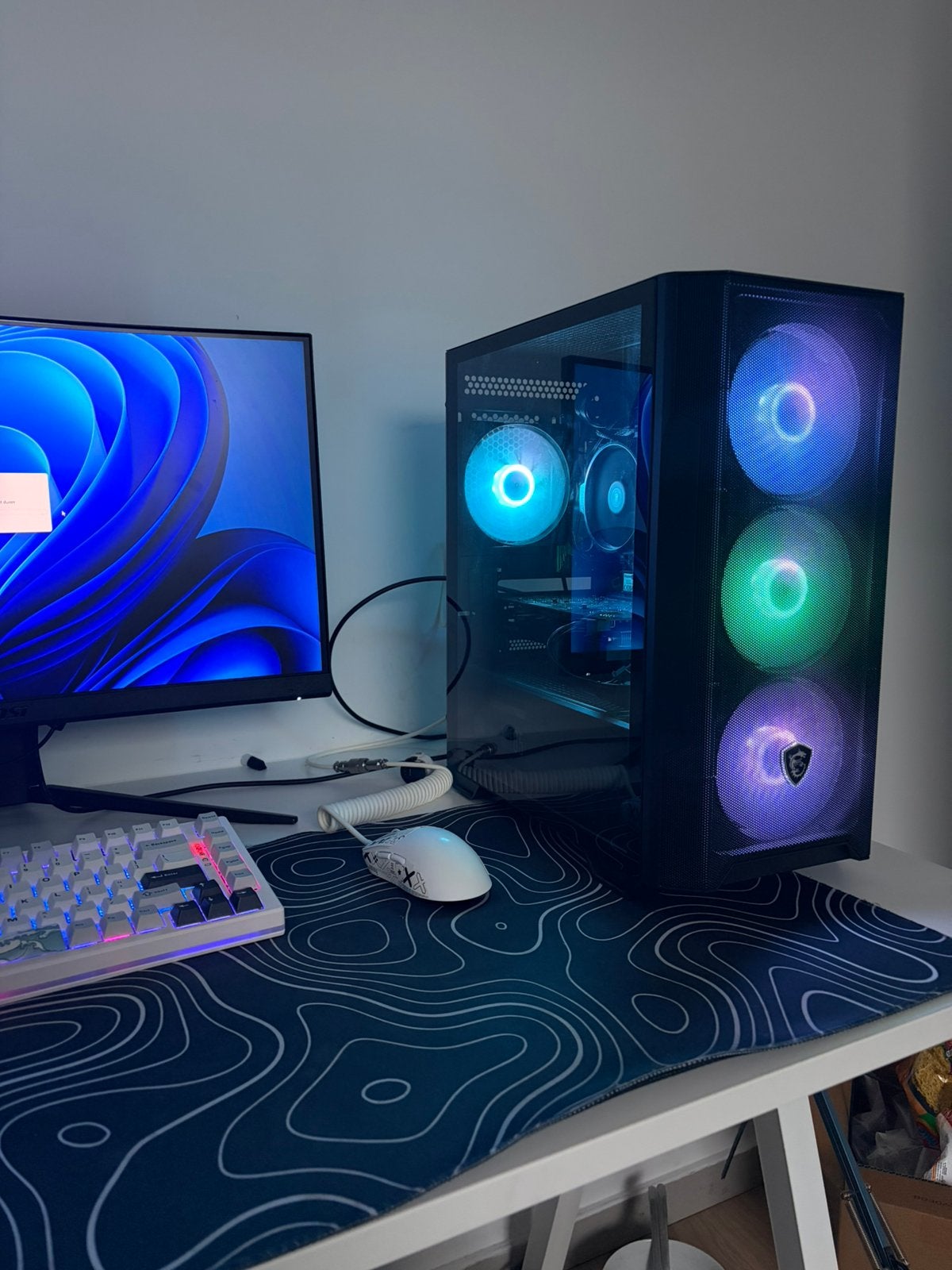 Gaming PC RX6600 + 180Hz MSI + Keyboard, Informatique & Logiciels, Ordinateurs de bureau, Comme neuf, SSD, Gaming, Enlèvement