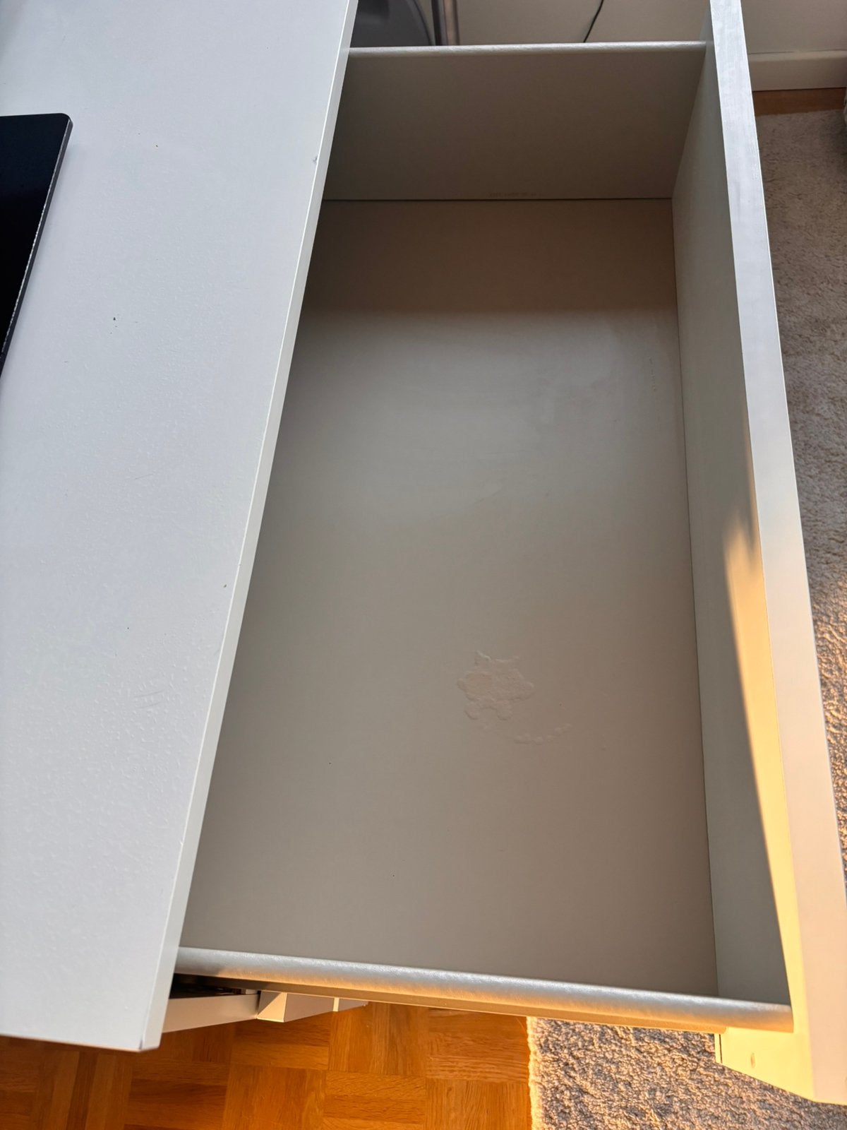 Commode IKEA MALM 3 tiroirs blanche, Maison & Meubles, Enlèvement, Comme neuf