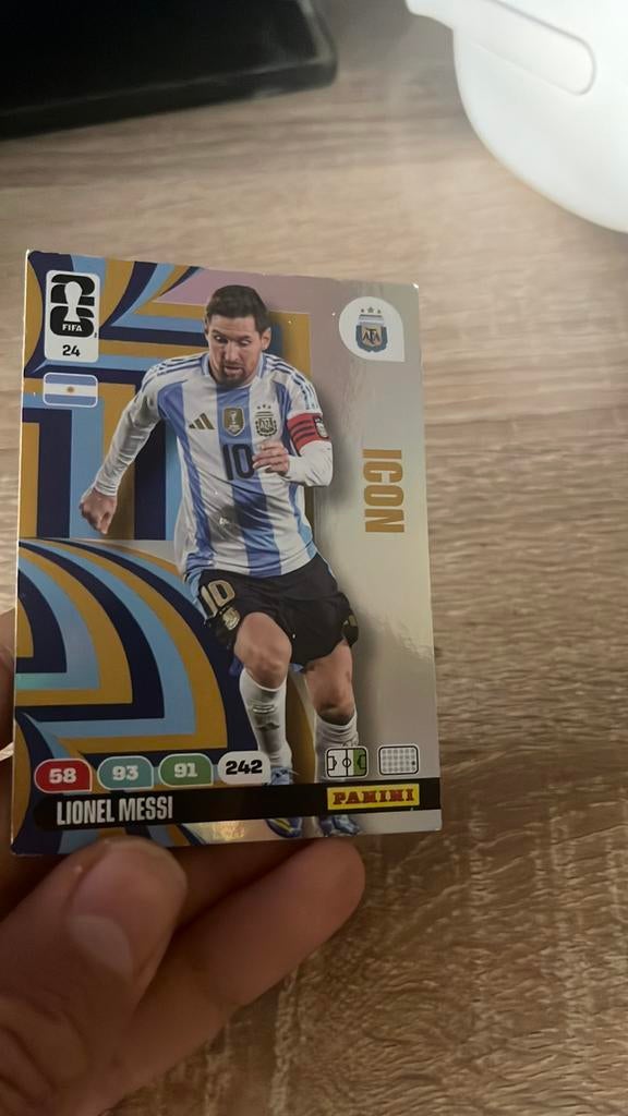 Fifa World Cup 2026 Messi kaart met 5 andere blinkde kaarten, Verzamelen, Ophalen, Zo goed als nieuw