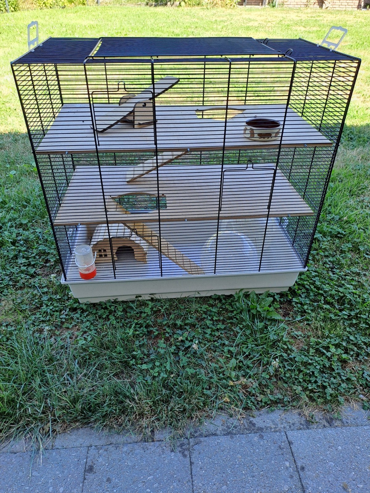 grote hamsterkooi/ gerbilkooi, Dieren en Toebehoren, Ophalen, Kooi, Gebruikt, 60 tot 90 cm