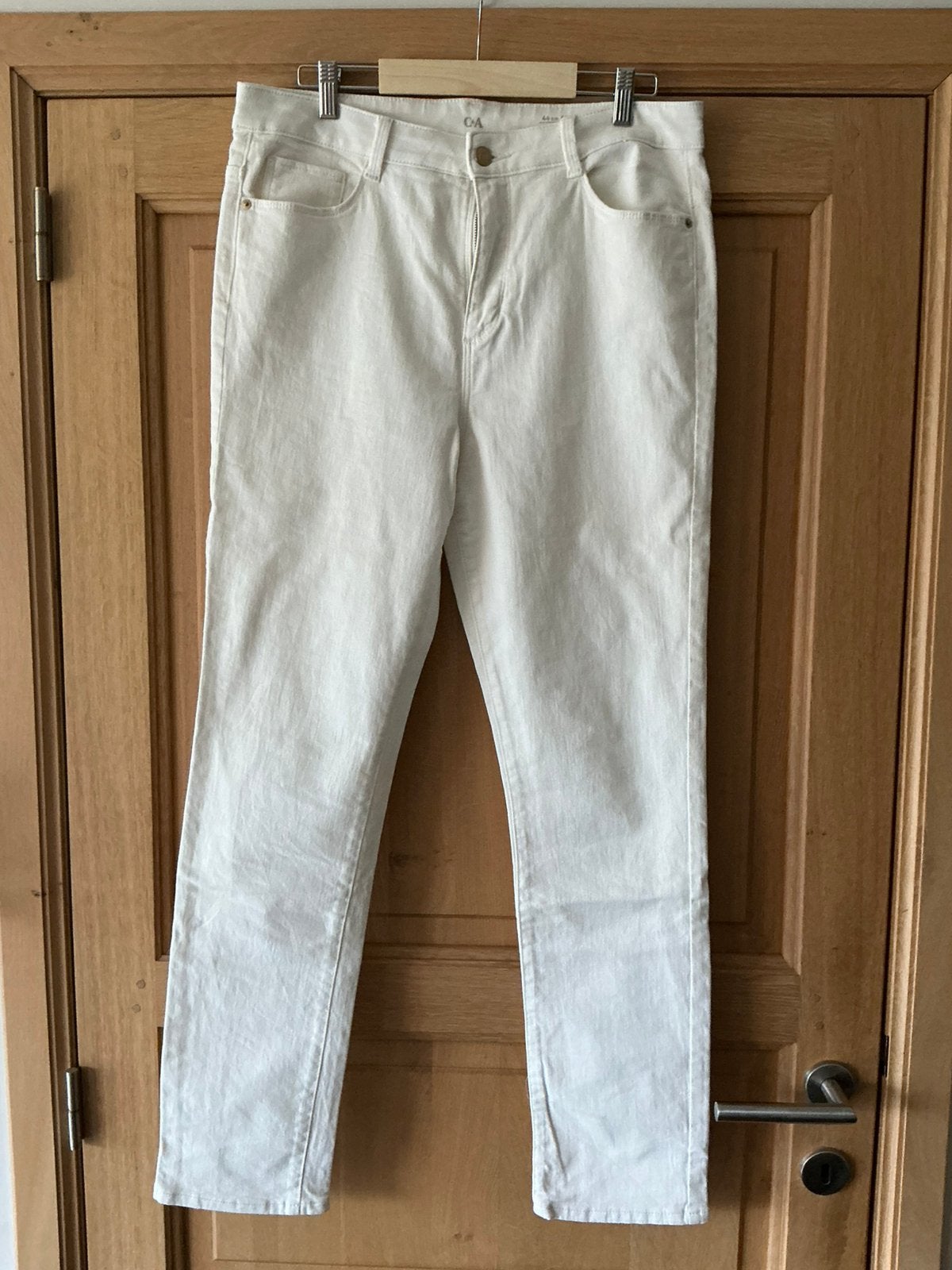 Broek maat 44, Ophalen of Verzenden, Nieuw, Maat 46/48 (XL) of groter, Wit