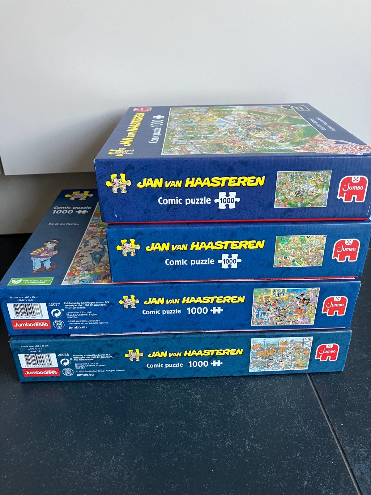 Puzzels jan van haasteren 1000 stukjes, Ophalen, Zo goed als nieuw