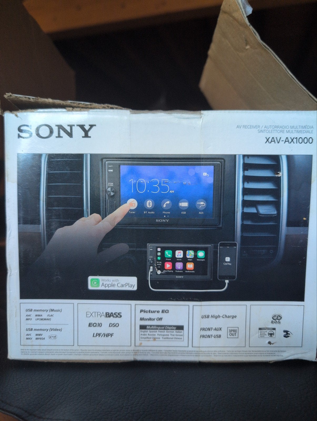 Autoradio Sony XAV-AX1000, Autos : Divers, Autoradios, Enlèvement, Neuf