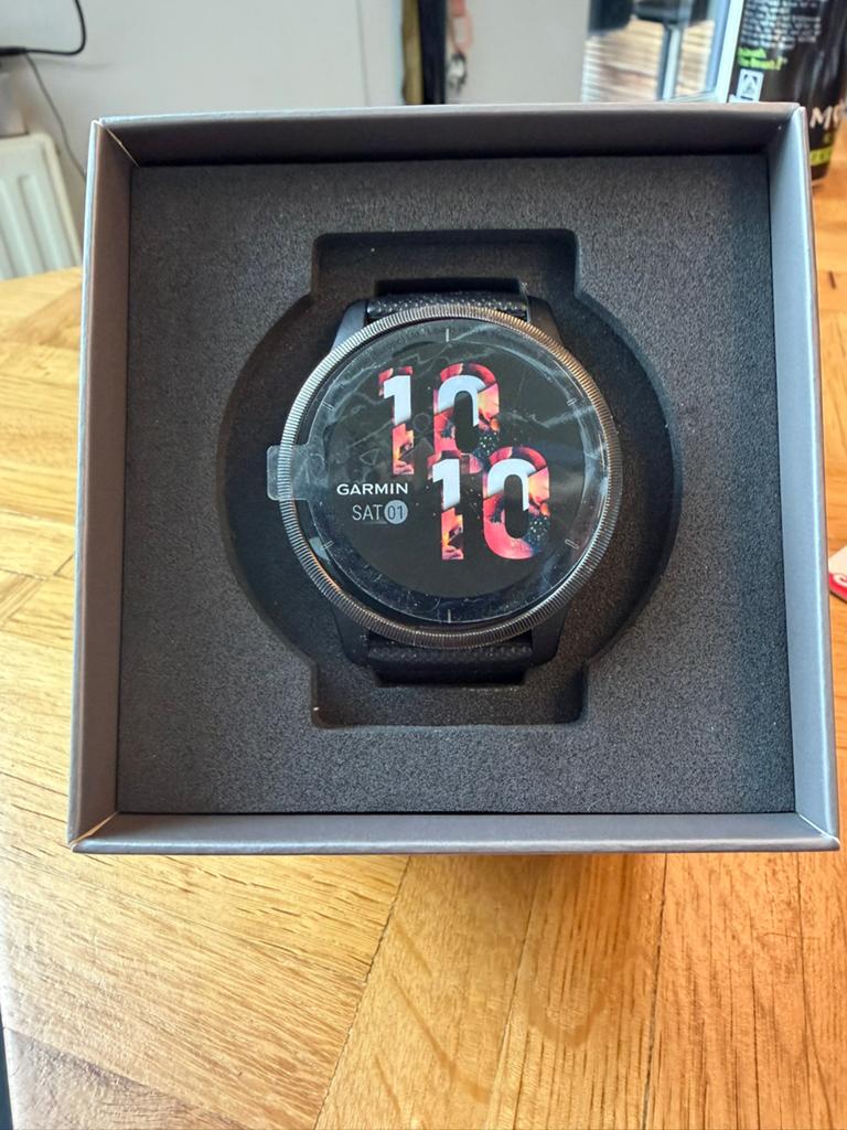 Garmin venu 2 dames smart horloge, Handtassen en Accessoires, Sporthorloges, Ophalen of Verzenden, Gebruikt, Zwart