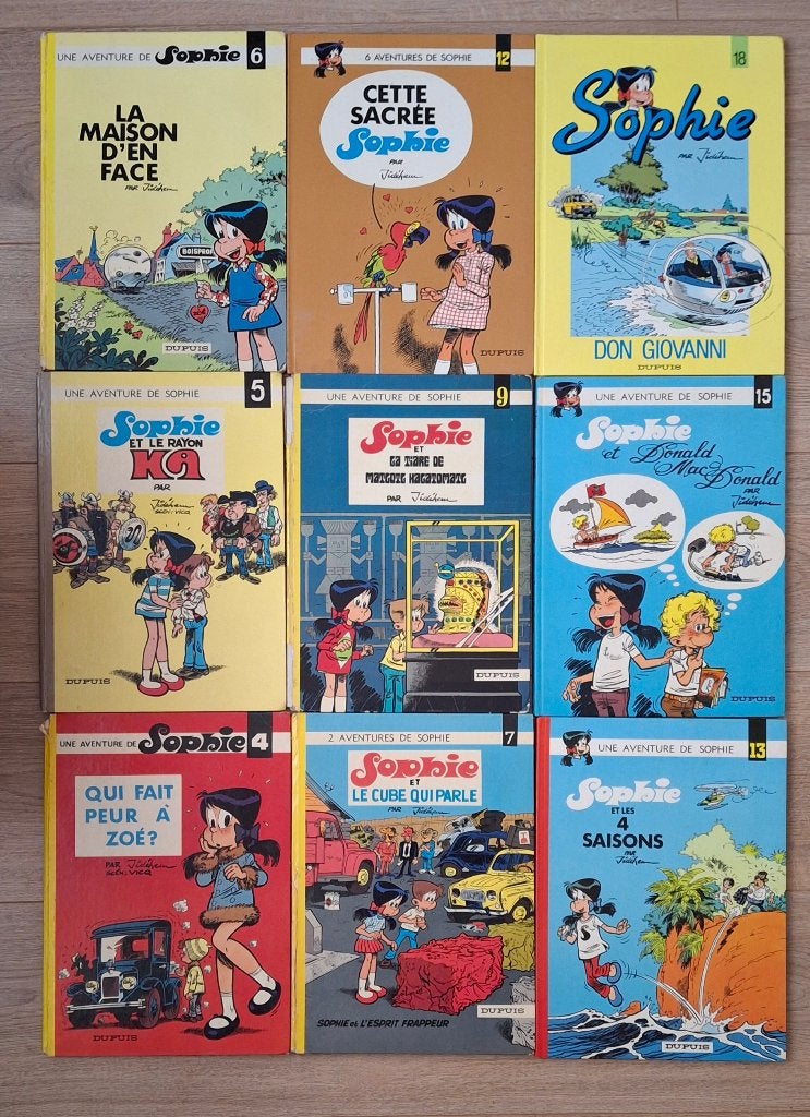 COLLECTION BD sophie de Jidéhem Edition Dupuis EO BDM, Livres, BD, Série complète ou Série, Enlèvement ou Envoi, Comme neuf, Jidehem