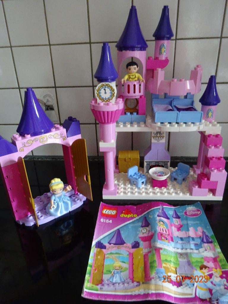Duplo Disney Princess Assepoester's Kasteel - 6154*VOLLEDIG*, Kinderen en Baby's, Ophalen of Verzenden, Duplo, Disney