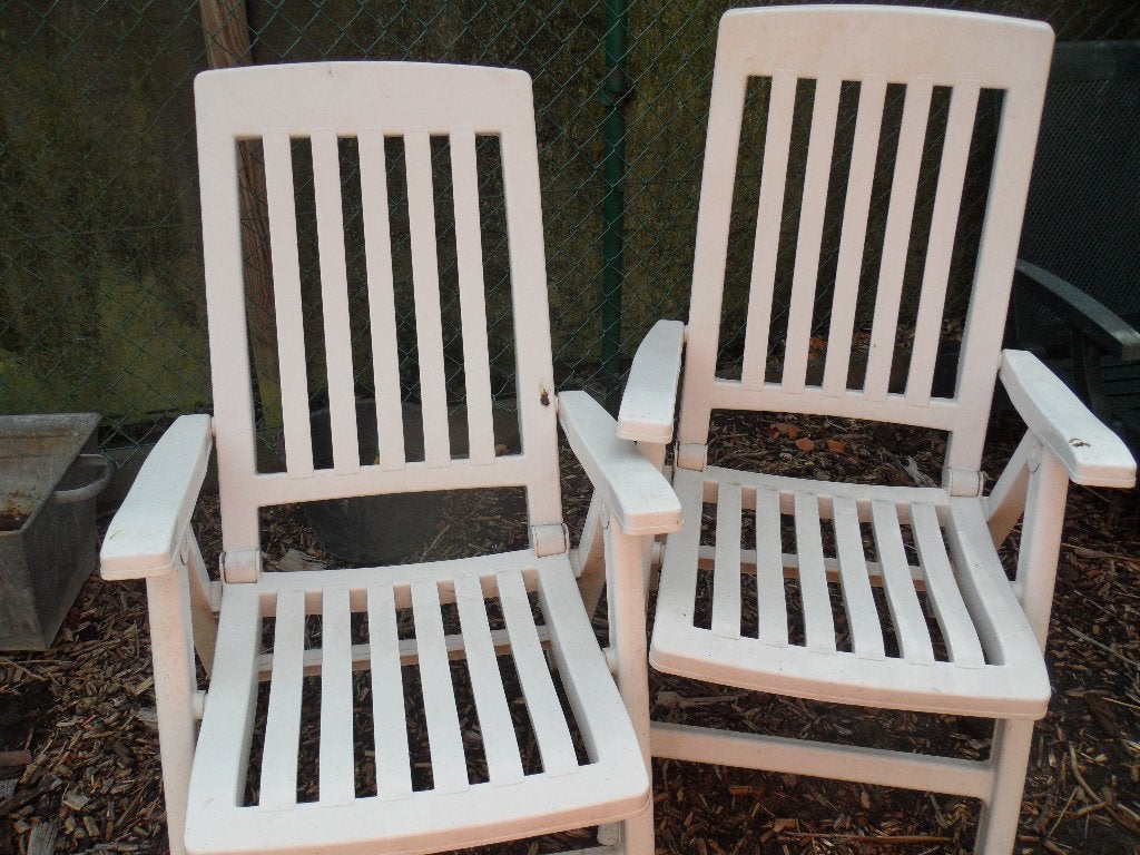 tuinstoel, Tuin en Terras, Ophalen, Gebruikt, Kunststof, Inklapbaar